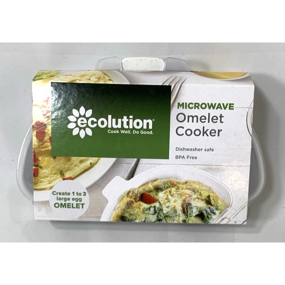 Ecolution‎ Microwave Omelet Cooker BPA Free Easy Egg Dish BRAND NEW